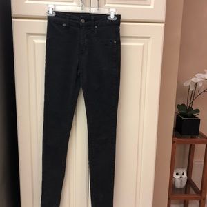 CARMAR HIGH WAISTED JEANS CHARCOAL GREY/GRAY